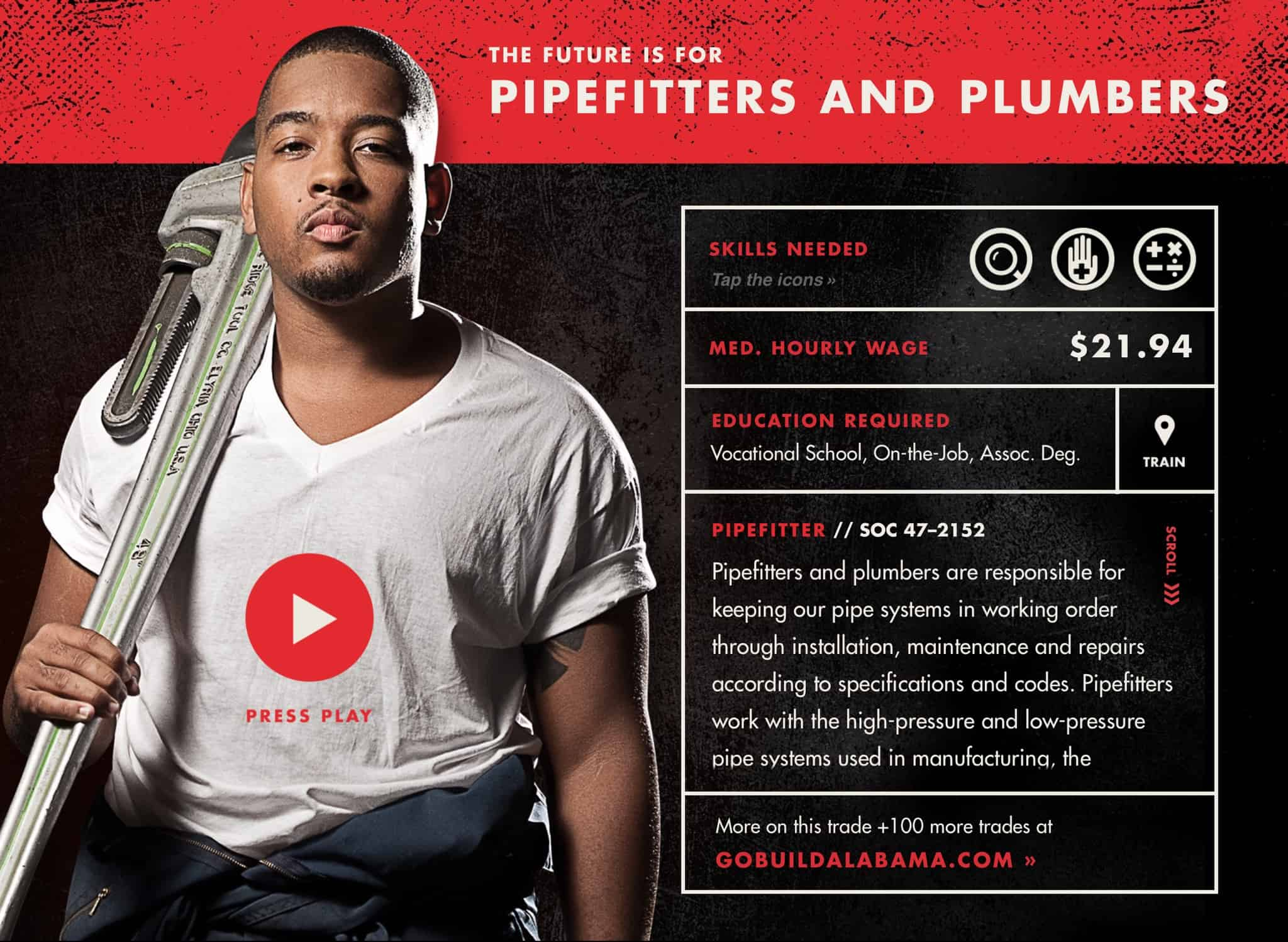 Go Build Trade Profile - Pipefitter