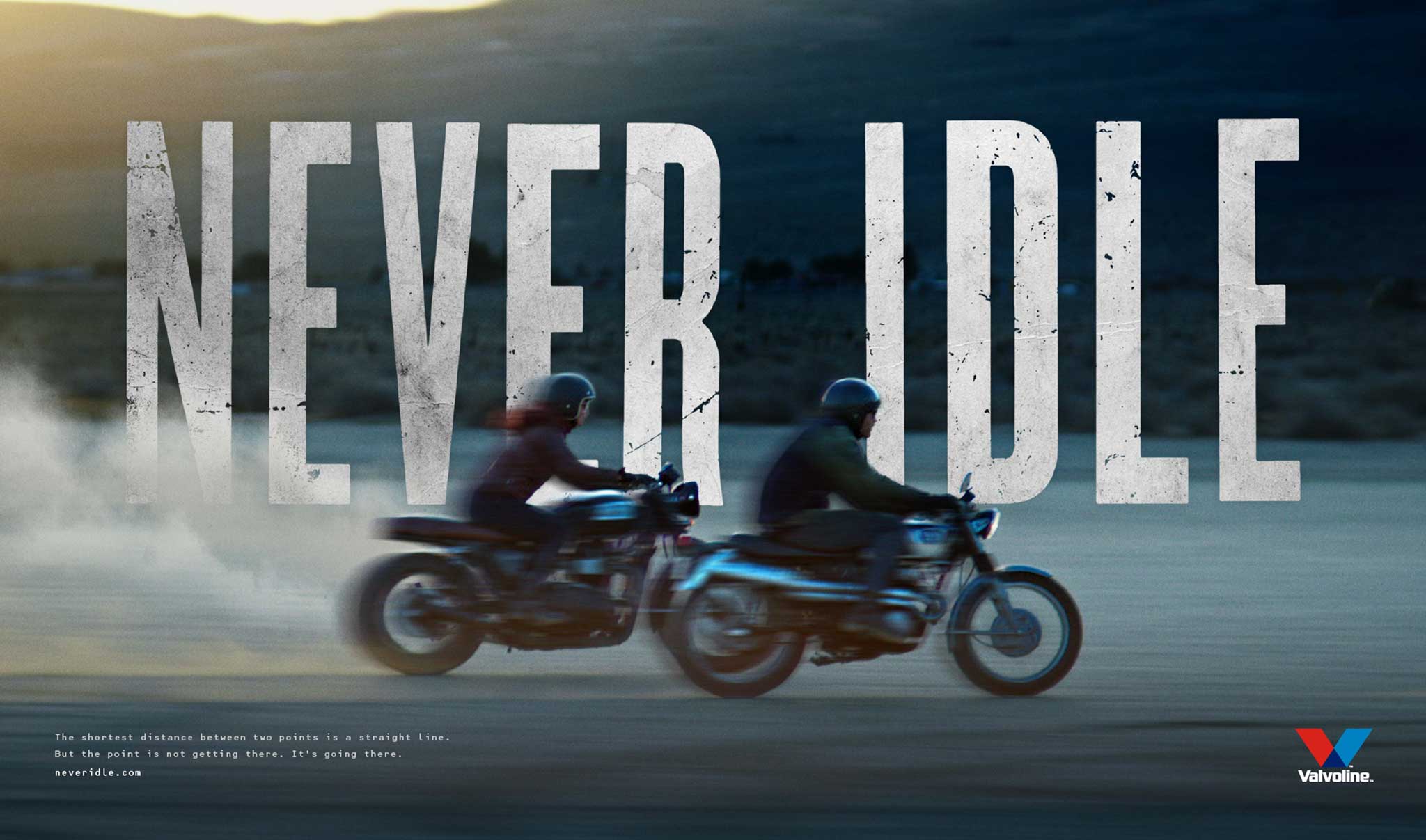 Never Idle Biker Poster